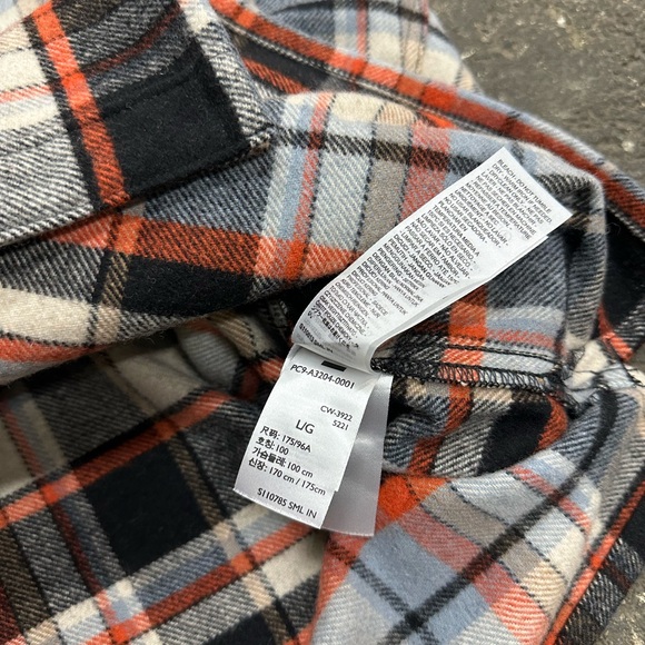 Levi’s Wool Plaid Shacket Mens Large Red Blue Outdoor Hunting Flannel Jacket - Picture 9 of 11